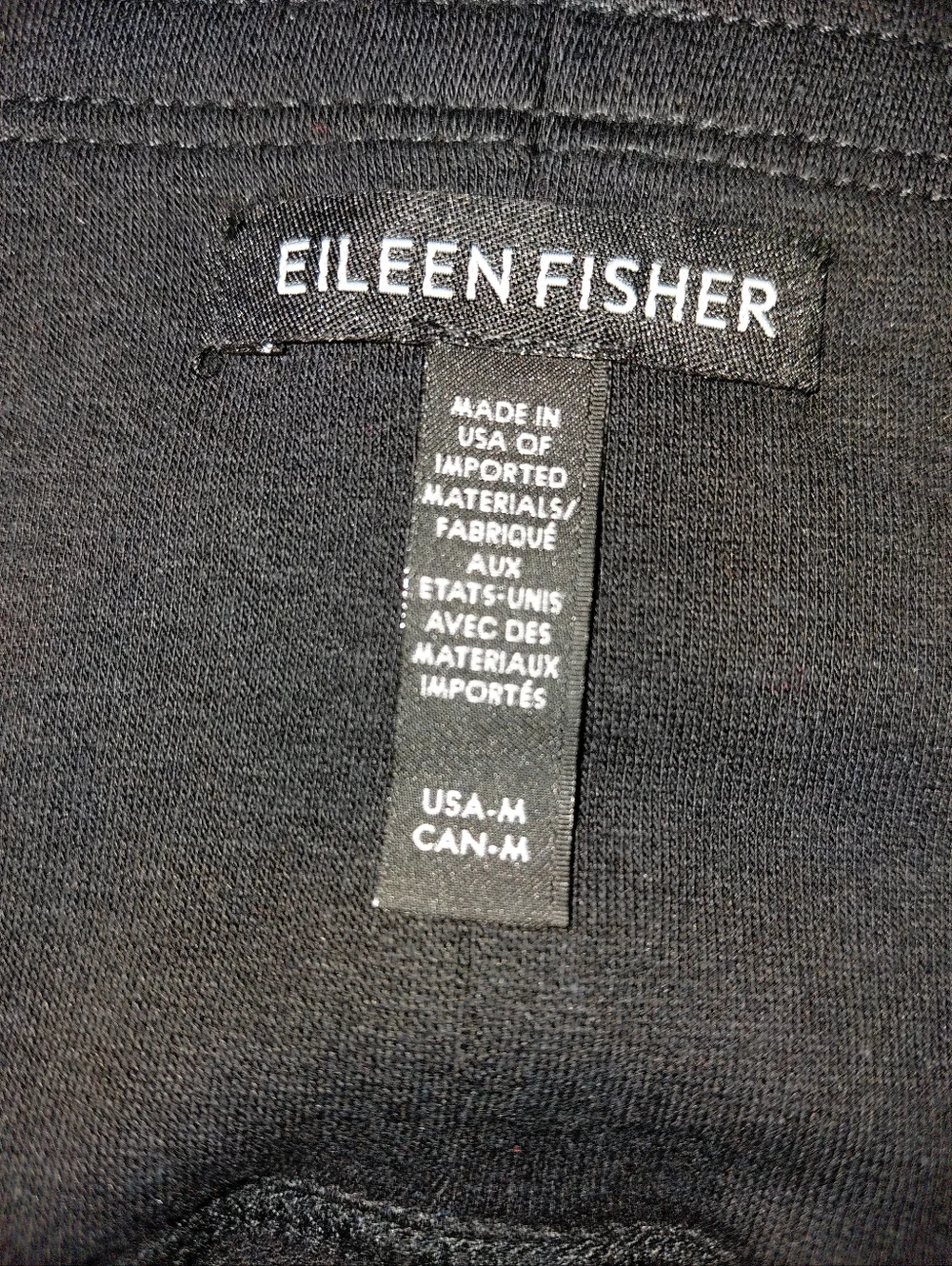 Eileen Fisher Cozy “Hug” High-Waisted Leggings Black M NWT | Luxe Loungewear